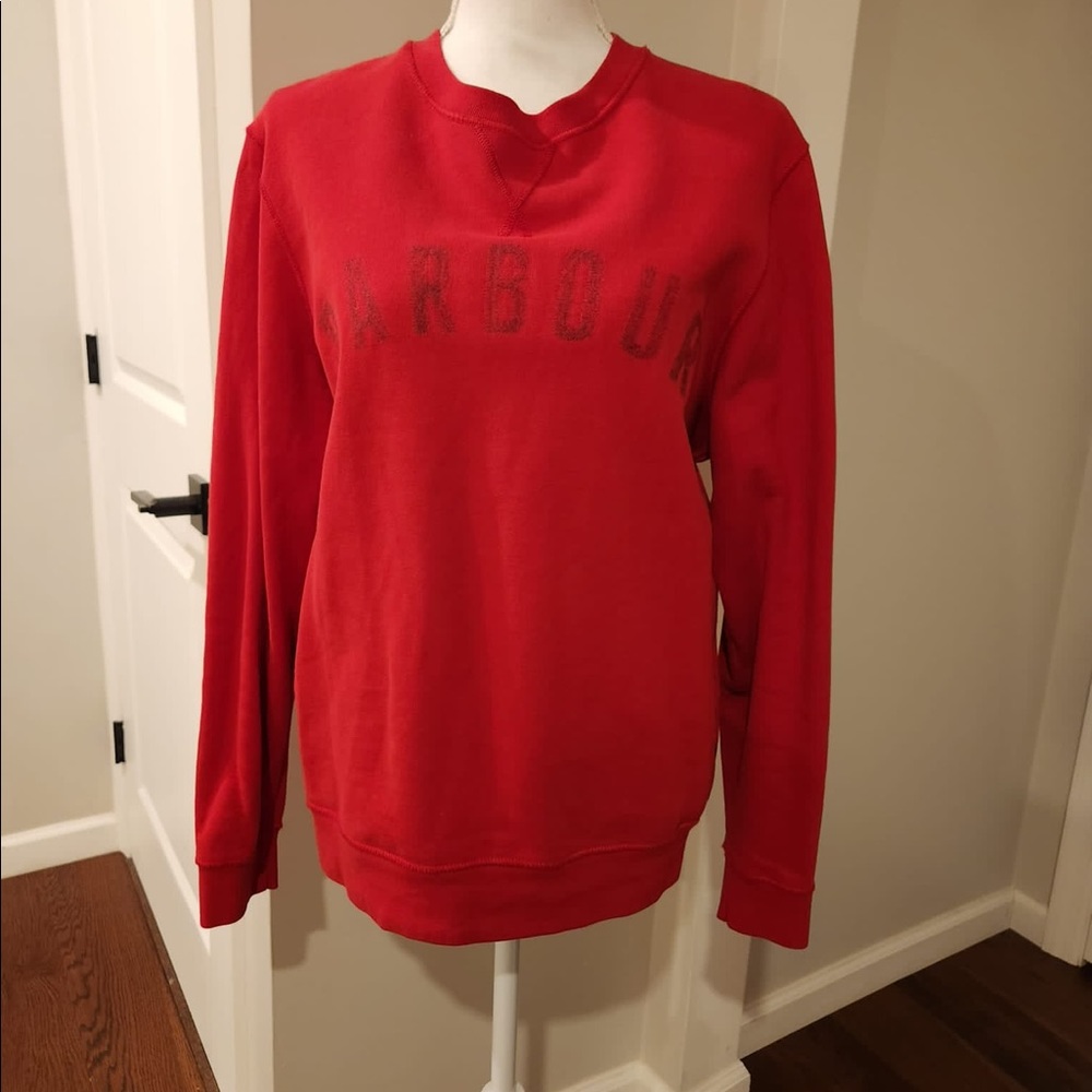 Men Barbour Crew Neck Sweater